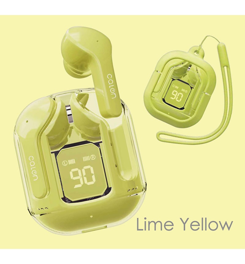 Bluetooth 5.3 完全ワイヤレス ステレオ イヤホン calon ストラップ