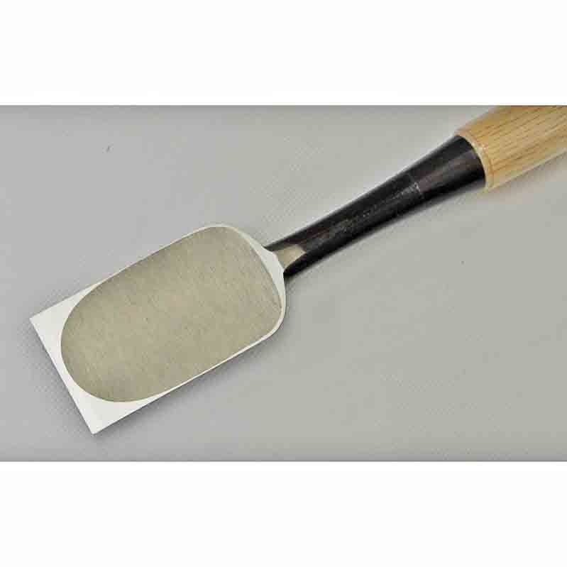 田斎作 山源 黑仕上 中叩き鑿 1寸4分 42mm 白樫柄付 | 打ち刃物