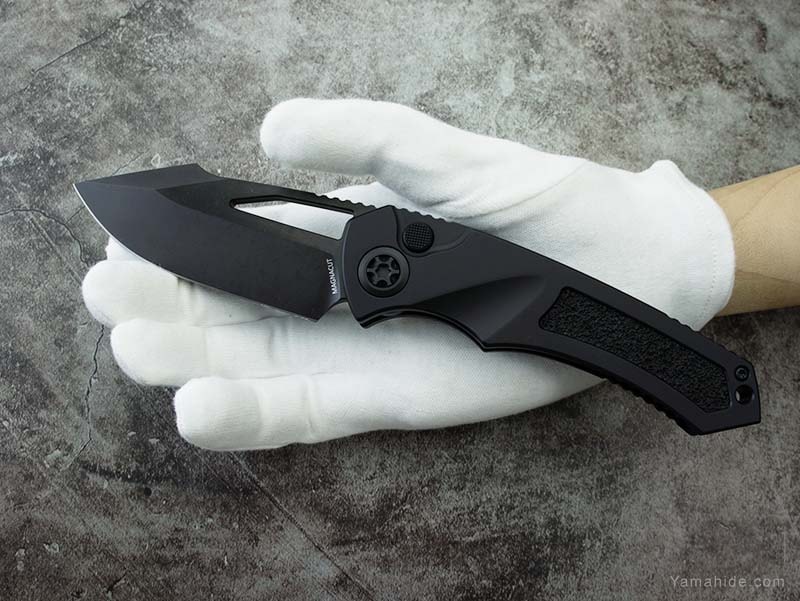 ヘレティックナイフ パライア タクティカル ボタンロック H046-6A-T