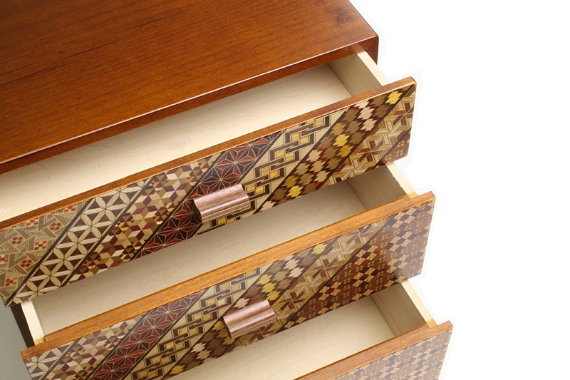 三つ引き箪笥 | 小引き出し | 寄木細工専門店 箱根丸山物産