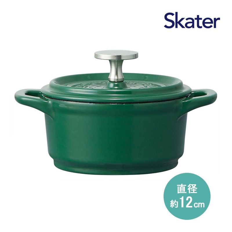 ユアサプライムス.com｜IH対応 ココット鍋 12cm リーフグリーン