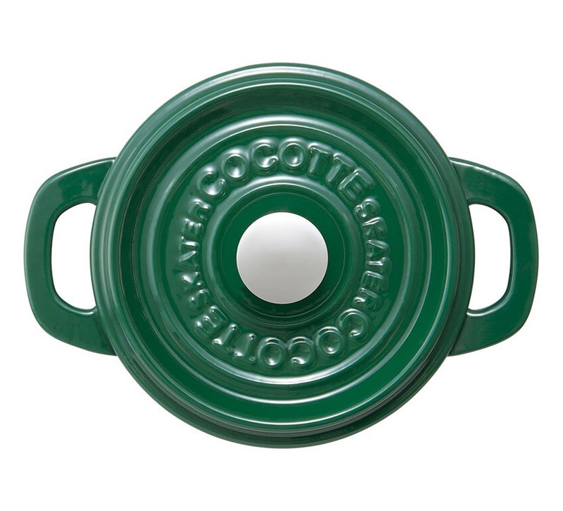 ユアサプライムス.com｜IH対応 ココット鍋 16cm リーフグリーン
