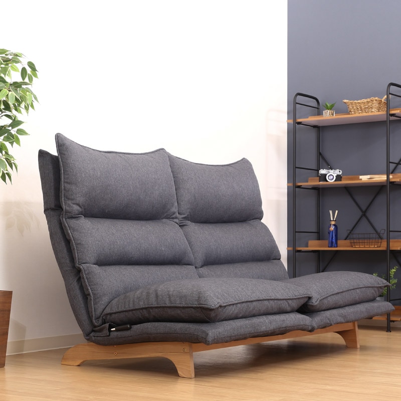 ユアサプライムス.com｜19207 ダブルクッション座椅子 2P フィット2