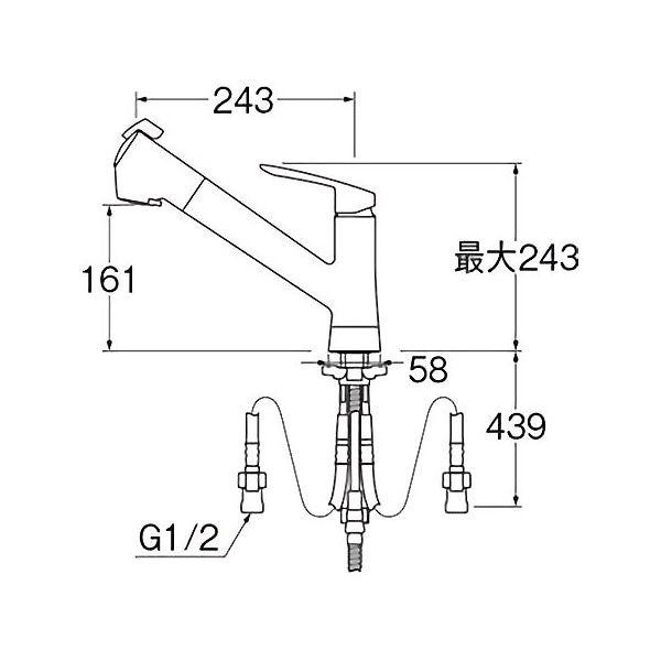ユアサプライムス.com｜SANEI ワンホールシングルレバー浄水器付き