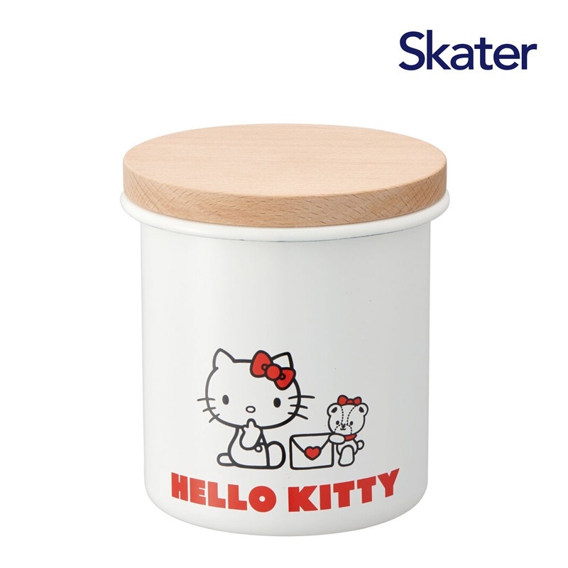 ユアサプライムス.com｜ホーロー キャニスター 木蓋 KT&タイニーチャム