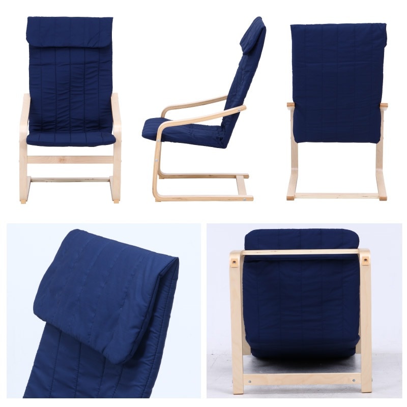 ユアサプライムス.com｜84292 リラックスチェアー スリム ネイビー