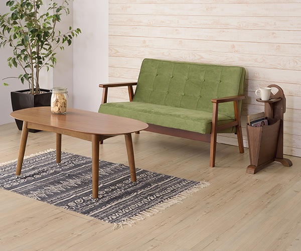 ユアサプライムス.com｜サイドテーブル マガジンラック ウォールナット