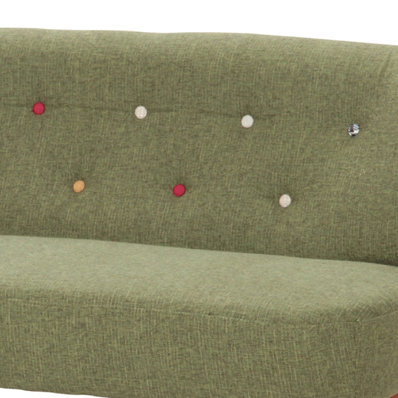 ユアサプライムス.com｜34263 ソファ 2P デイジー グリーン 幅123cm 2