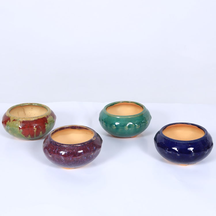 鉢：中国小鉢 4号丸鉢*資材 | 盆栽鉢・水盤,お買い得小鉢,色物,鉢径