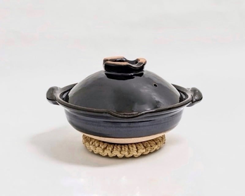土楽窯 口付黒鍋 8寸 | ブランド,土楽窯 | YUI LIVINGS | 神戸三宮の