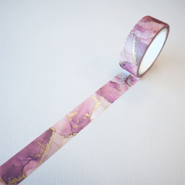 文具 『マスキングテープ マーブル ピンク TM0A4』 包む TSUTSUMU 画材