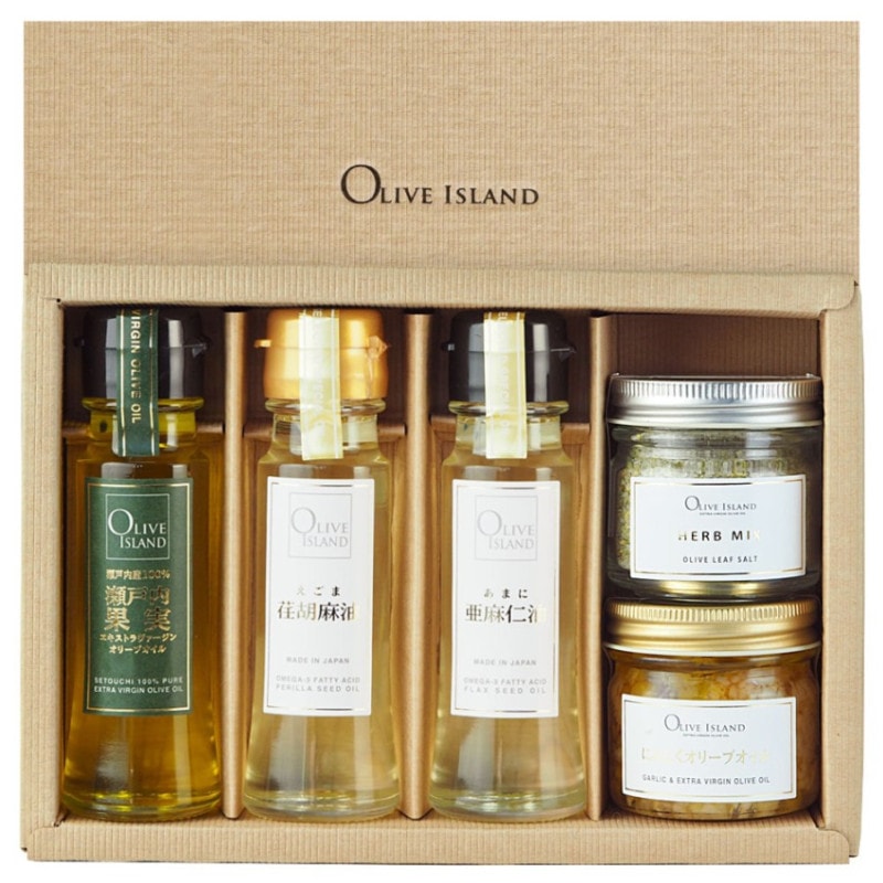 瀬戸内果実EXVオリーブオイル・荏胡麻油・亜麻仁油 50ml 3本入り