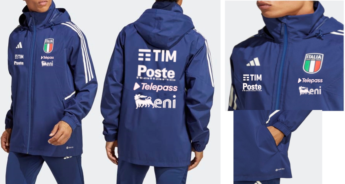 世界市場独占！2023/2024年 イタリア代表・オフィシャル選手同様の胸