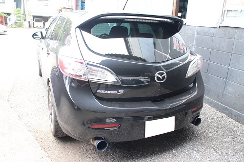 マツダ スピードアクセラ ストレート加工 【型式：DBA－BL3FW