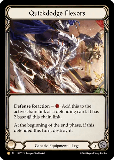 EN】《Rainbow Foil》[Generic] Quickdodge Flexors/屈性回避 (装備品