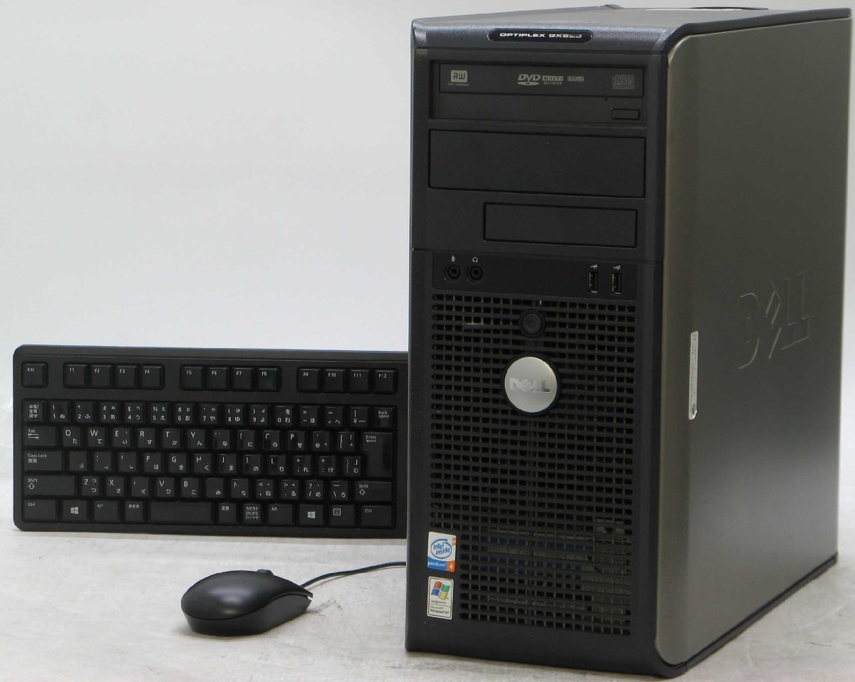 B5-7908/DELL Optiplex GX620-P2800MT Pentium4 Windows XP 中古
