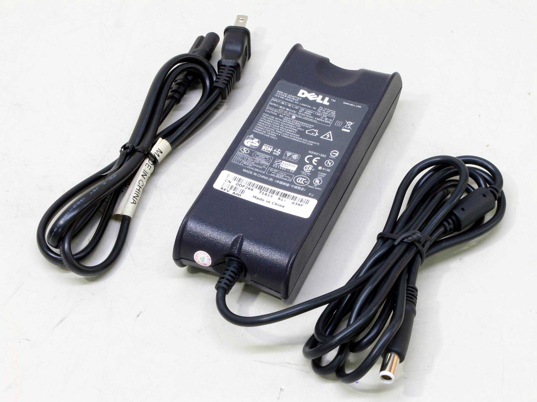 N-11/DELL ノートPC用ACアダプタ PA-10 19.5V/4.62A 電源コード付◇AC