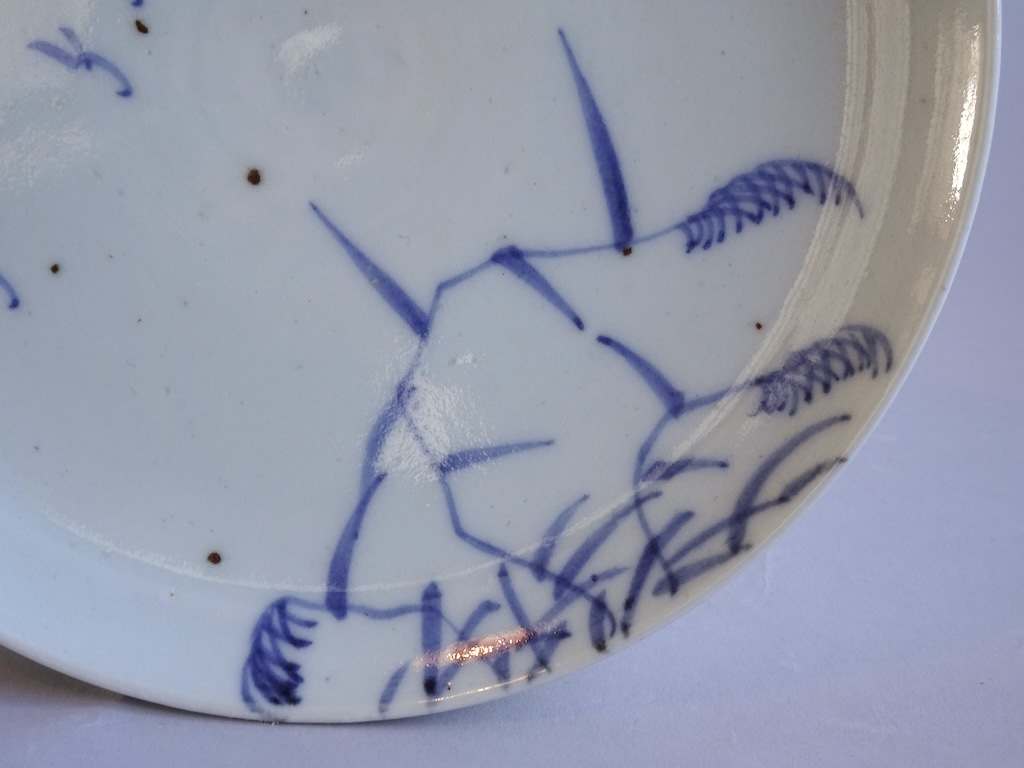 初期伊万里葦雁文皿 | 東洋陶磁 | 冨江洗心堂オンラインショップ