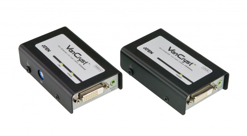 DVIツイストペアケーブルエクステンダー（DVIシングルリンク