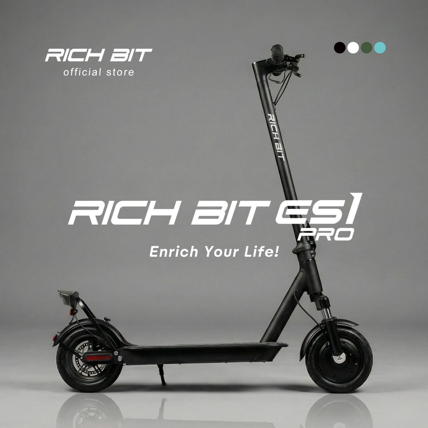 特定小型原付 電動キックボード RICHBIT ES1 Pro 免許不要 公道走行