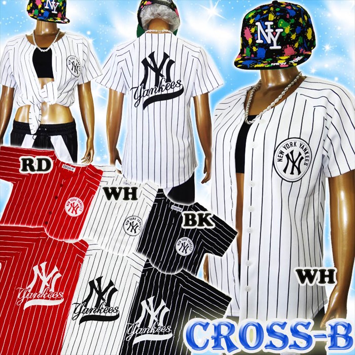 A1261-YankeesベースボールTシャツ | トップス,HipHopTシャツ