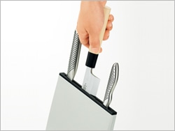 GLOBAL】GLOBAL GKS-02：コンパクトナイフスタンド(3～4本用)