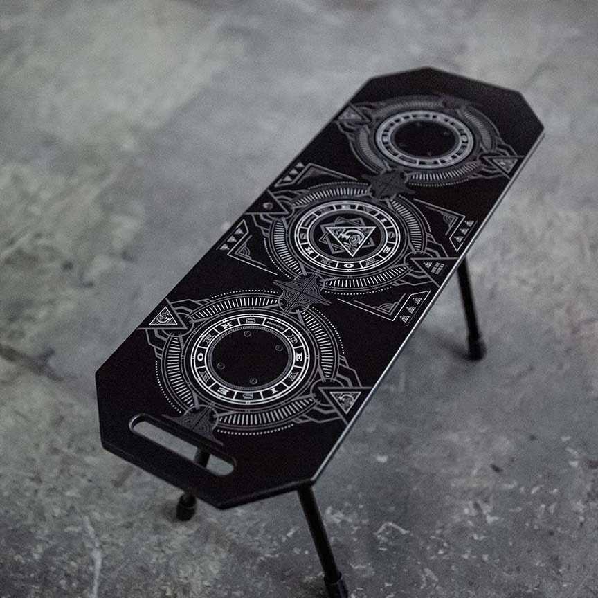 DEVISE DECK ブラック紋章 | DEVISE WORKS | キャンプ用品