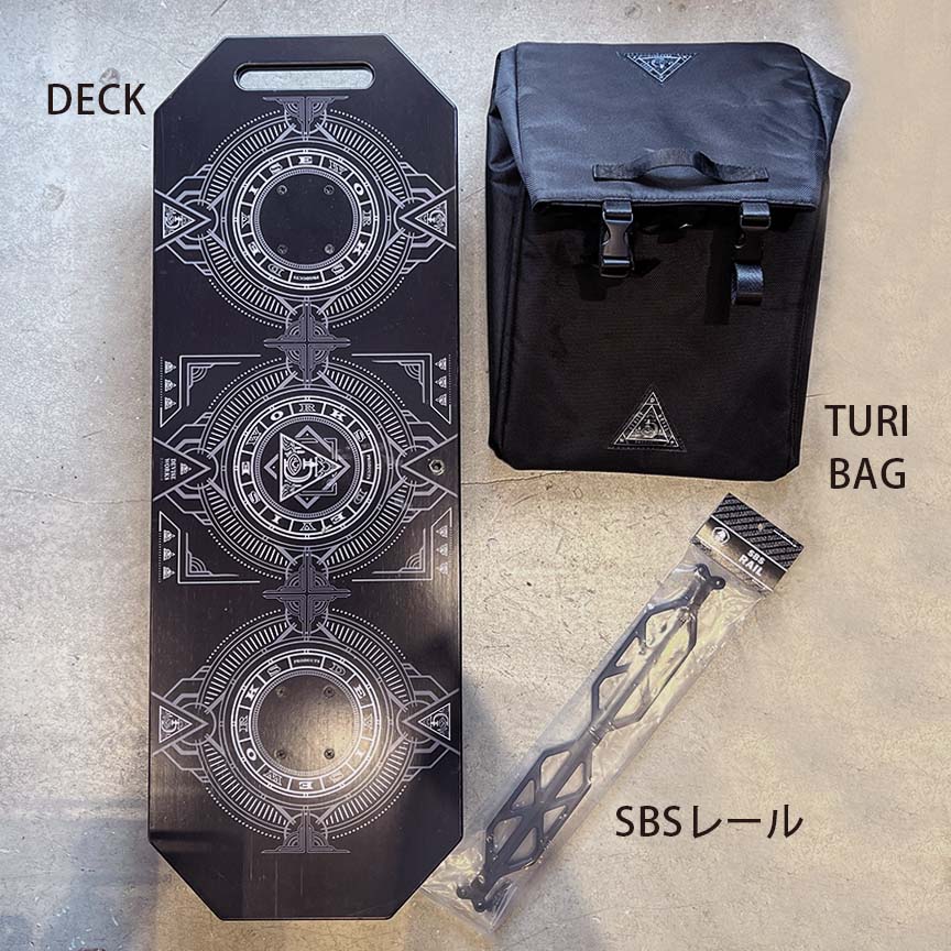 DEVISE DECK ブラック紋章 | DEVISE WORKS | キャンプ用品
