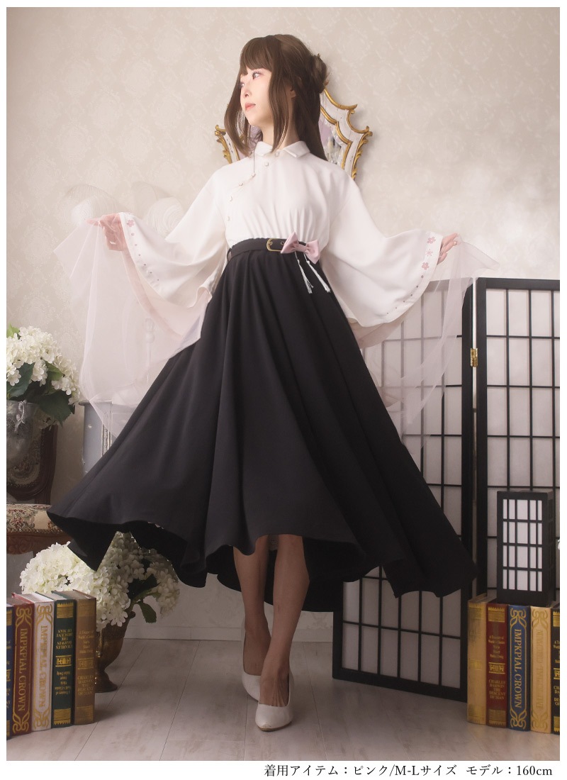 最短即日出荷】透き通る雪桜ワンピース＊Favoriteオリジナル