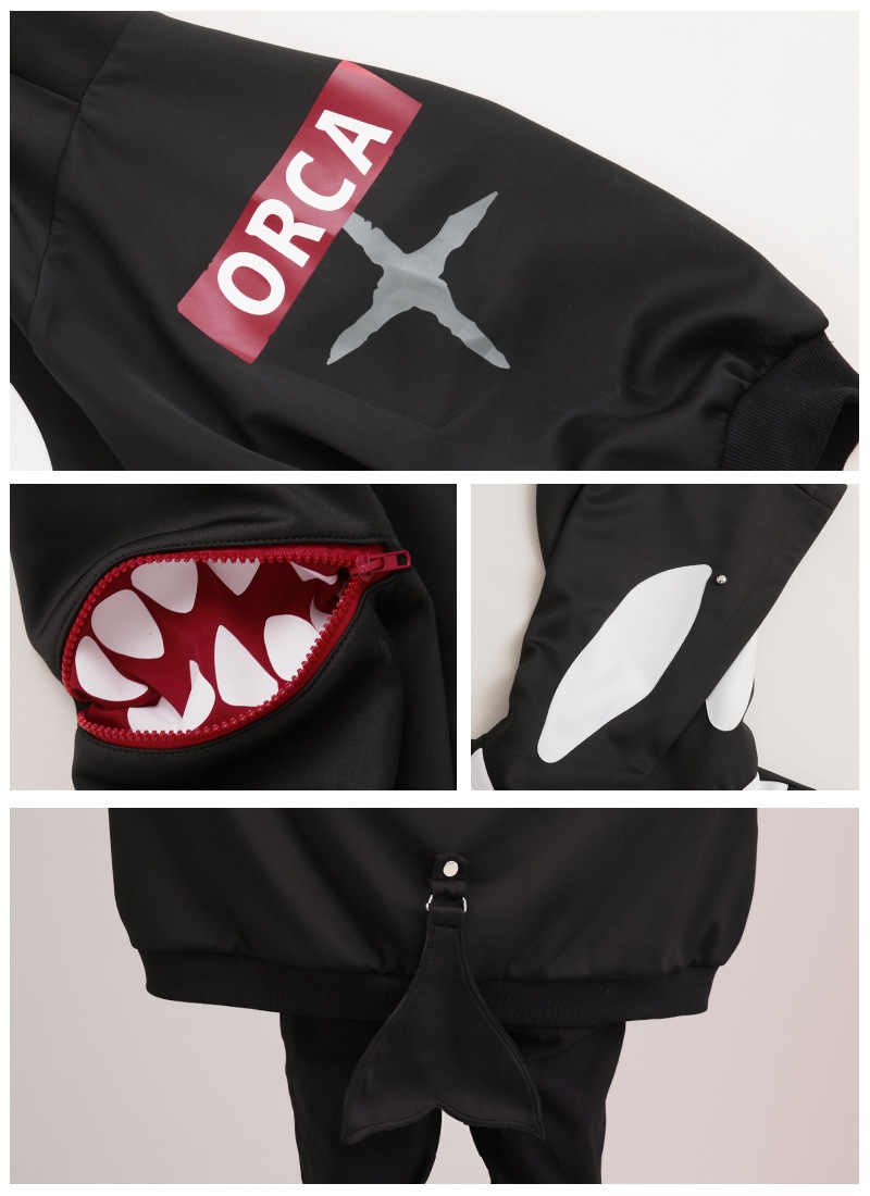 海の王者.+ドルマン袖のオルカジャージ オリジナル ジャケット ユニ