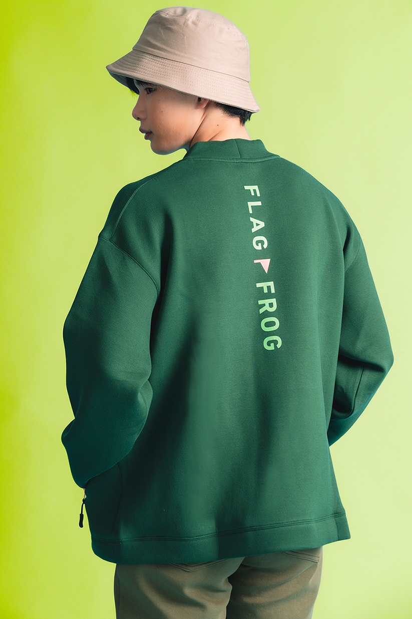 Mock Neck LongSleeve OverTee | MENS,トップス | Golf Nuts / Flag Frog