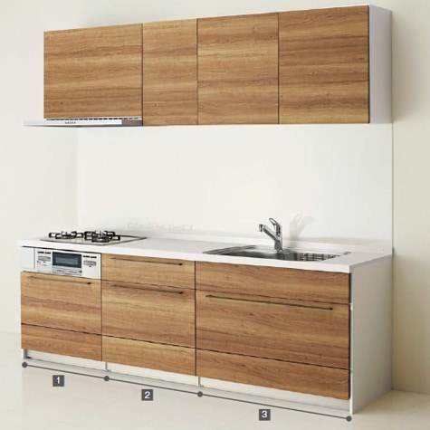 キッチン,システムキッチン,クリナップ ステディア,間口2550mm