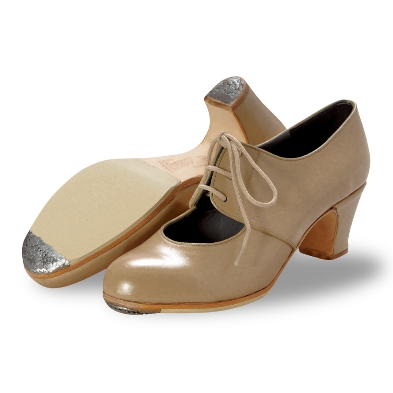 現品限り】〈ドン・フラメンコ〉セミプロ・マラゲーニャ/ベージュ革紐