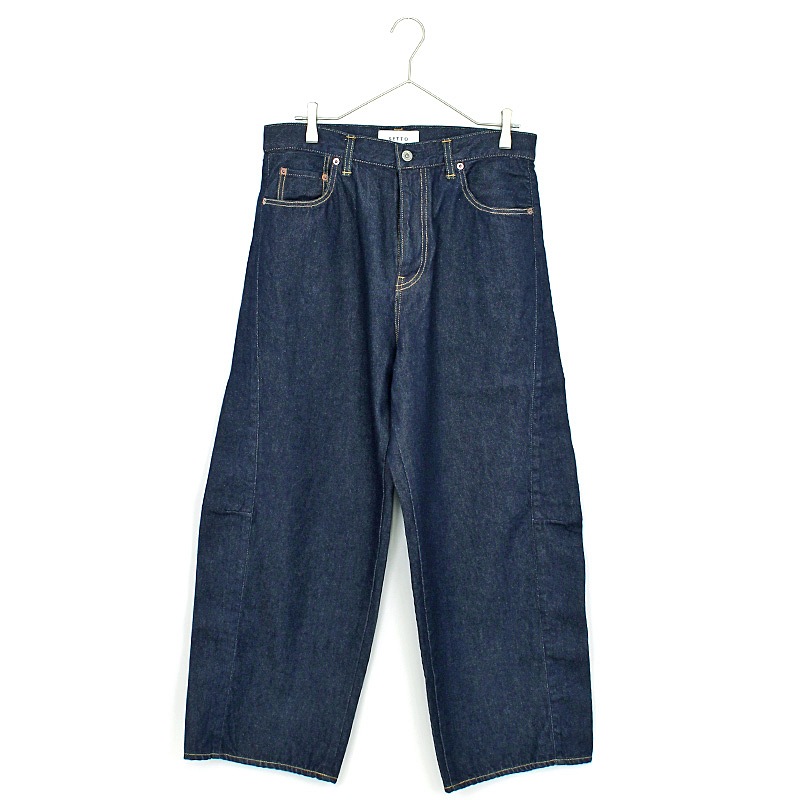 セット SETTO PANEL JEANS 11ozデニム パネルジーンズ ワイド