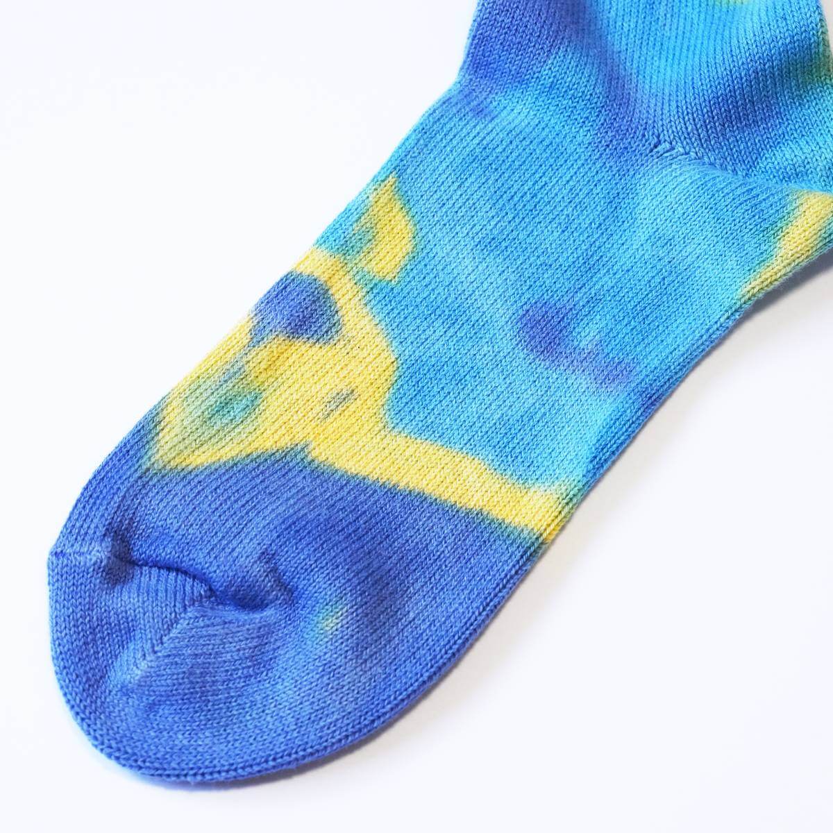ANONYMOUSISM アノニマスイズム タイダイクルーソックス 80180800 靴下