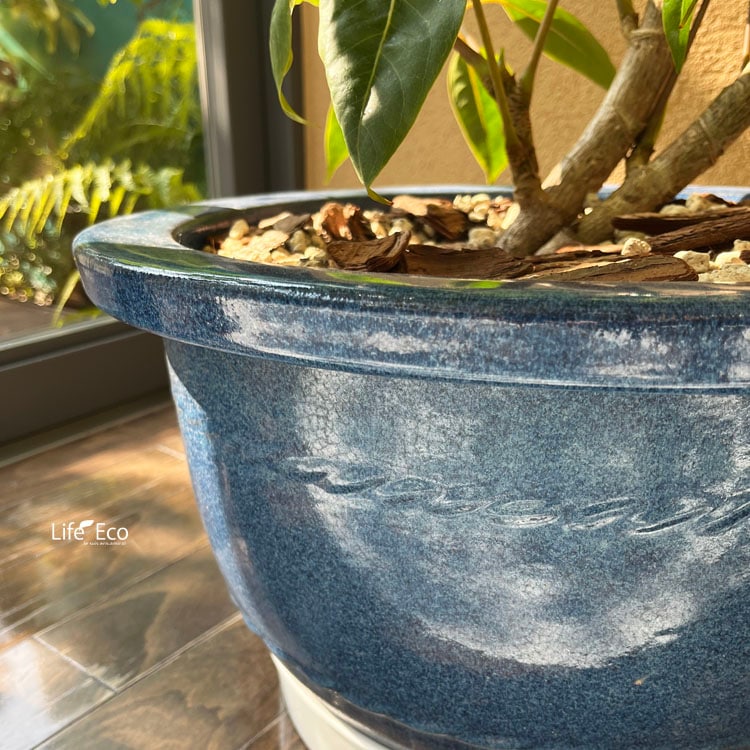 植木鉢 信楽焼 大型 生子（ナマコ）輪型 φ55cm×H35cm（18号）