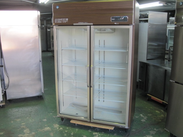 フクシマガリレイ】【業務用】【中古】 リーチイン冷蔵ショーケース