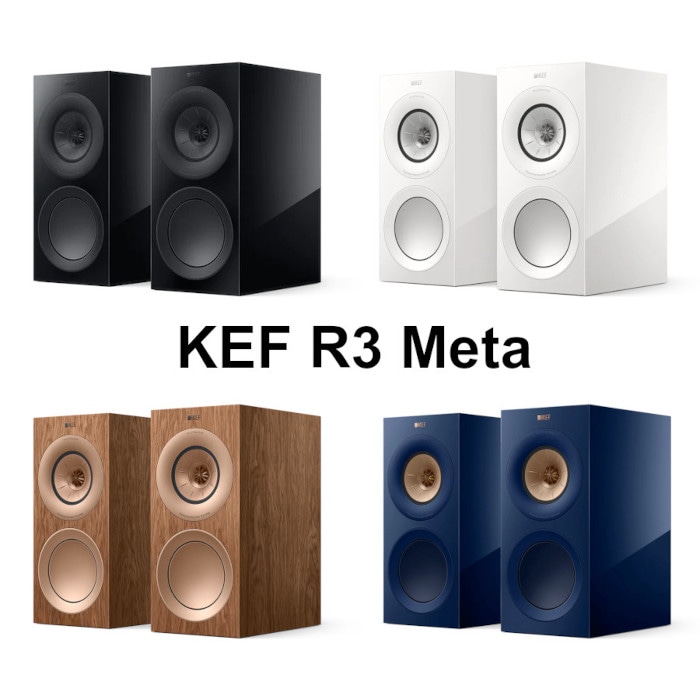 KEF R3 Meta ペア 3-way バスレフ型ブックシェルフスピーカー