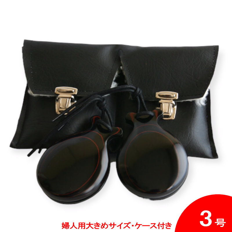 フラメンコ | カスタネット プリメラ ベテアダ スペシャル 黒に赤い筋