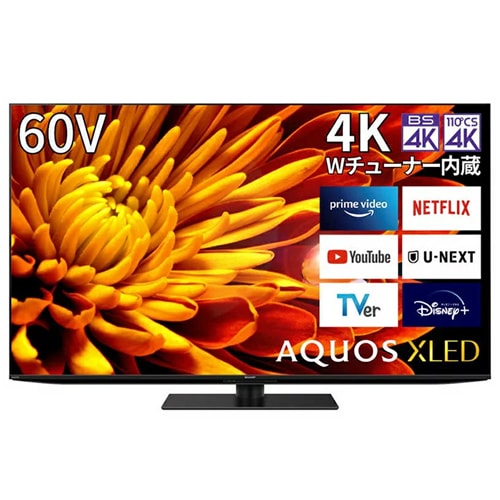 シャープ【代引・日時指定不可】60V型 4K液晶テレビ AQUOS XLED 4T
