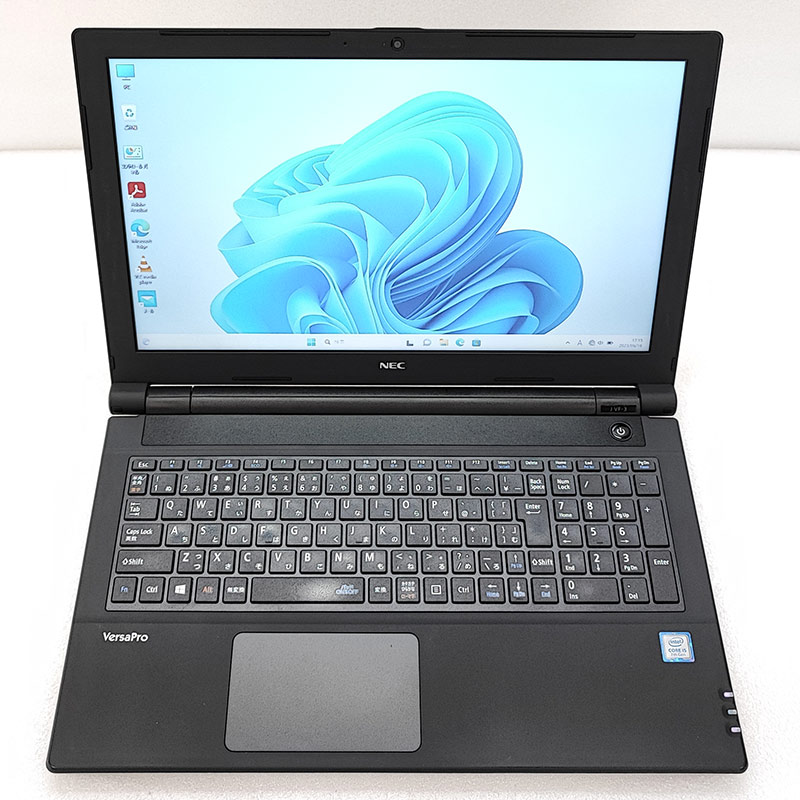 薄型 大画面 中古ノートパソコン NEC VersaPro VJT25/F-3 Windows11