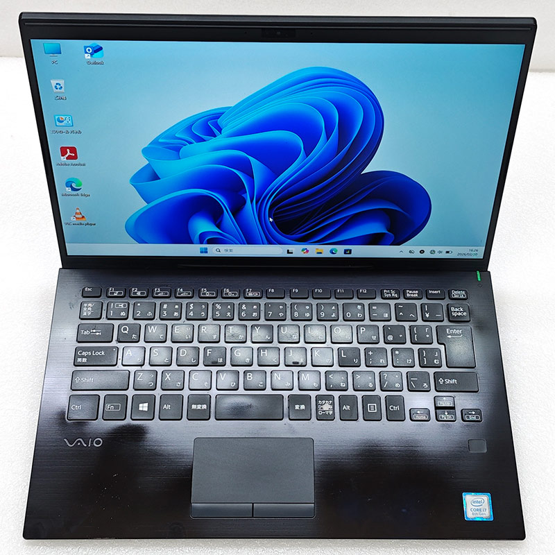 中古パソコン VAIO VJPK11C11N Windows11 Pro Core i7 8565U メモリ