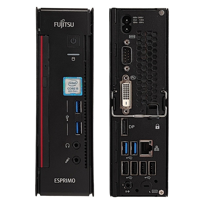 超小型 中古パソコン 富士通 ESPRIMO Q558/V Windows11 Pro Core i5