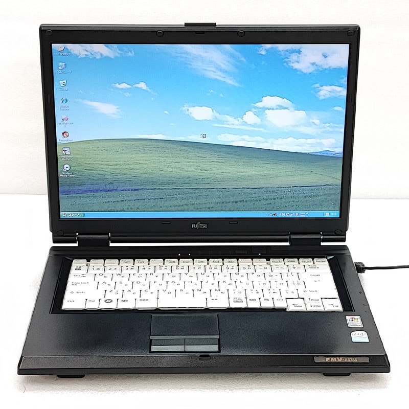 中古ノートパソコン 富士通 FMV-A6255 WindowsXP Celeron 530 メモリ