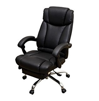 FIRST フルフラットオフィスチェア H-007BK ブラック | 椅子・チェア