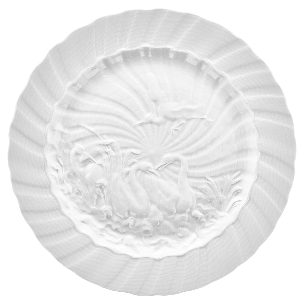 マイセン スワンホワイト プレート32cm 000000/05478 | スワン