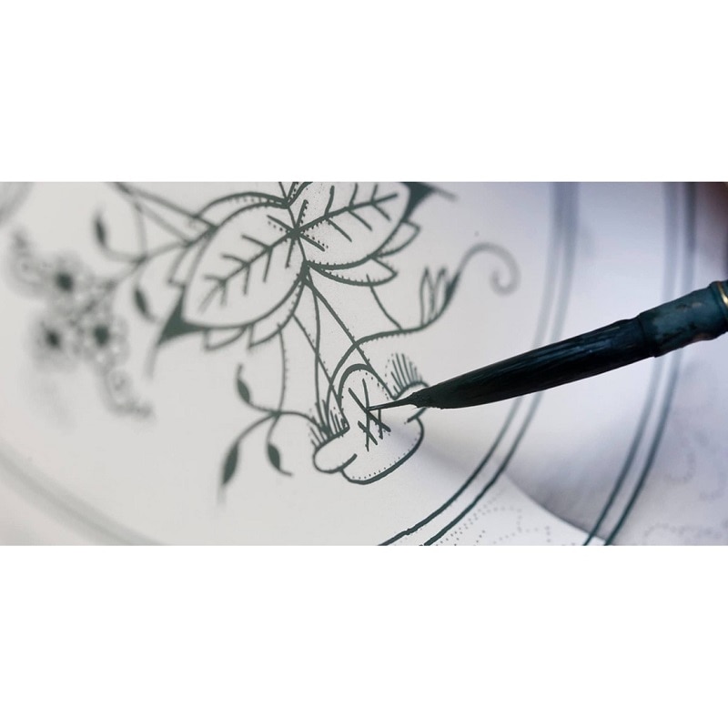 マイセン ブルーオニオン リーフプレート 800101/00264 | ブルー