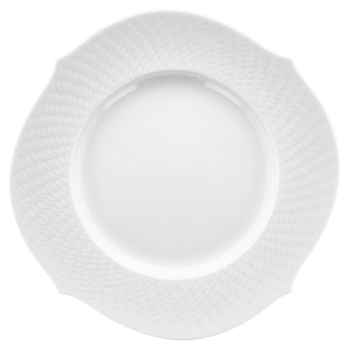 マイセン 波の戯れ ホワイト ペアディナープレート 000000/29479/2P