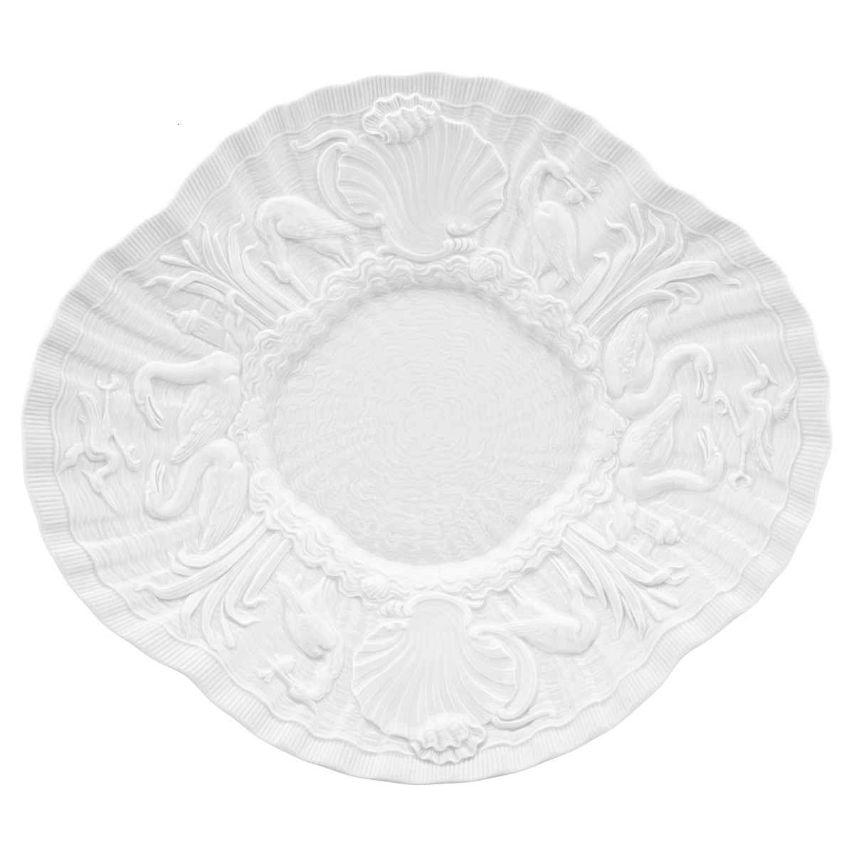 マイセン スワンホワイト グルメプレート(フラット) 000000/05480