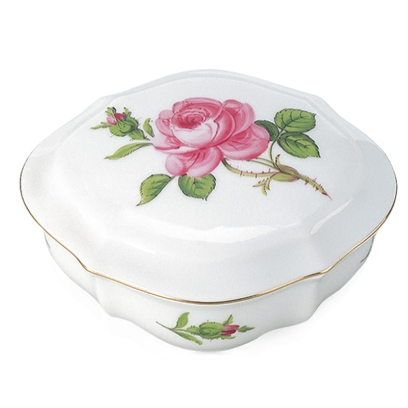 マイセン マイセンのバラ（ピンク） ボックス9.5cm 52324/020110